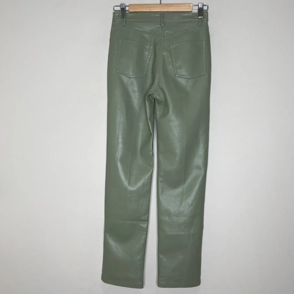 Wilfred Melina Vegan Leather Pant Sage Frost - Picture 5 of 14